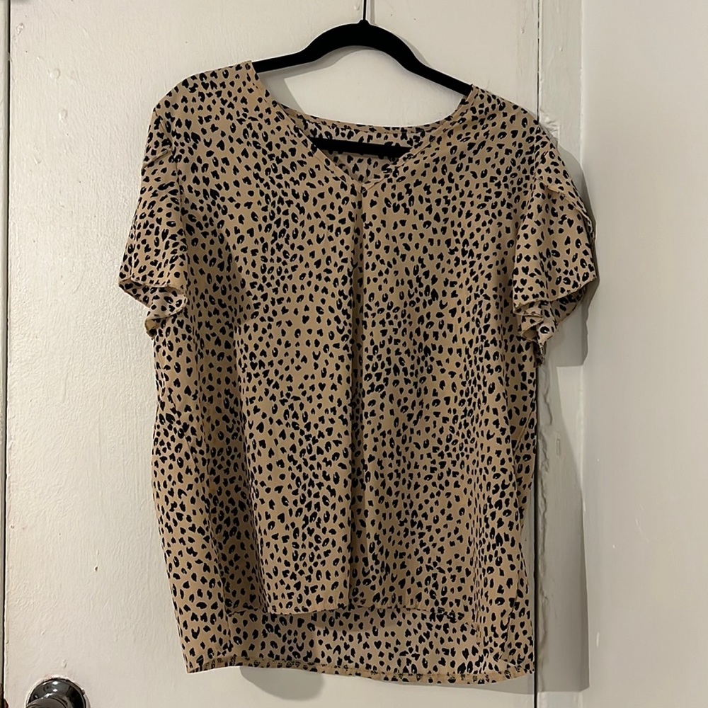 Leopard print blouse by Shein